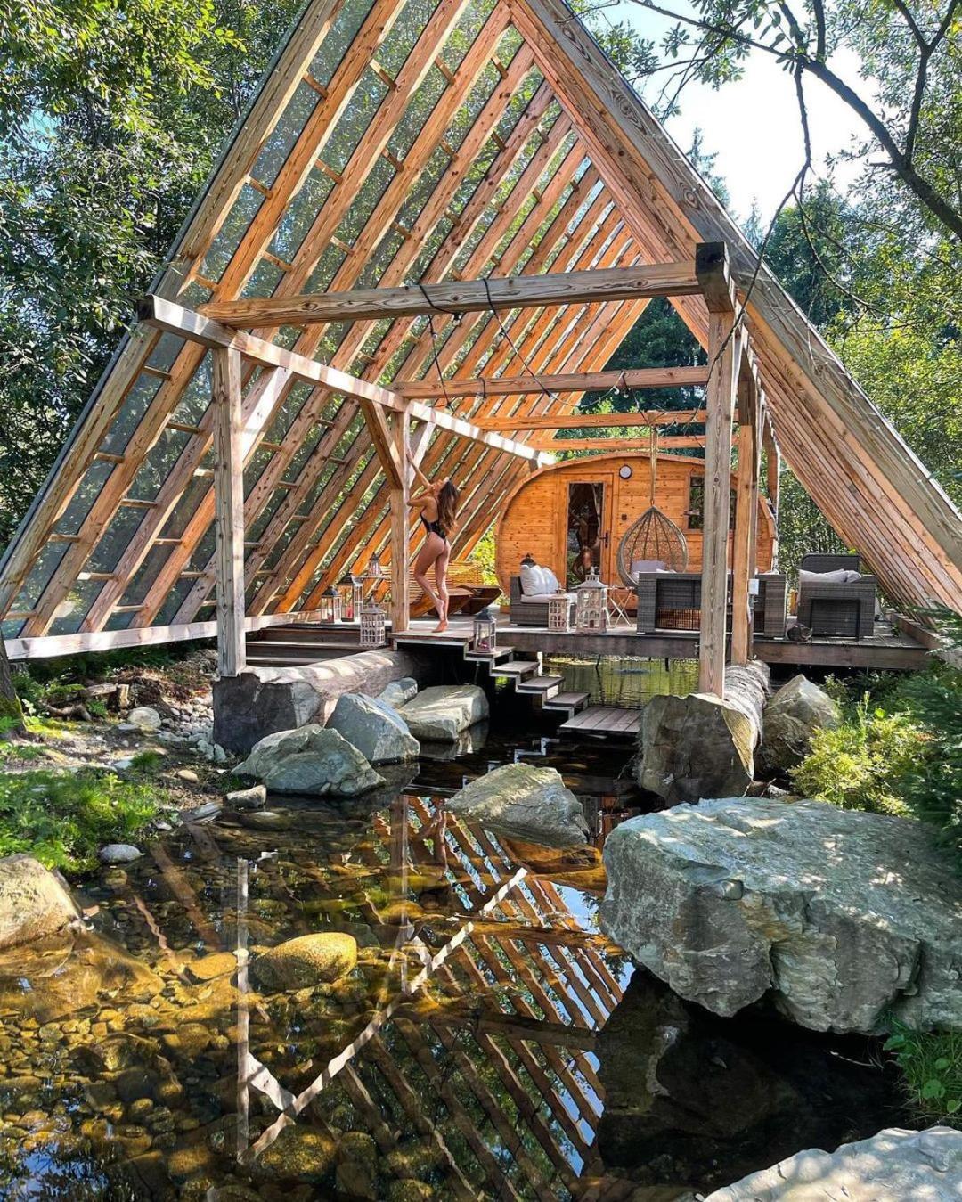 Gorska Osada Luxury Chalets Zakopane Poronin Exterior photo